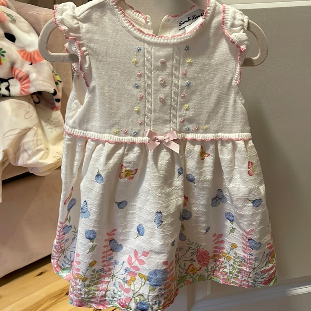 Toddler Dress with Butterflies